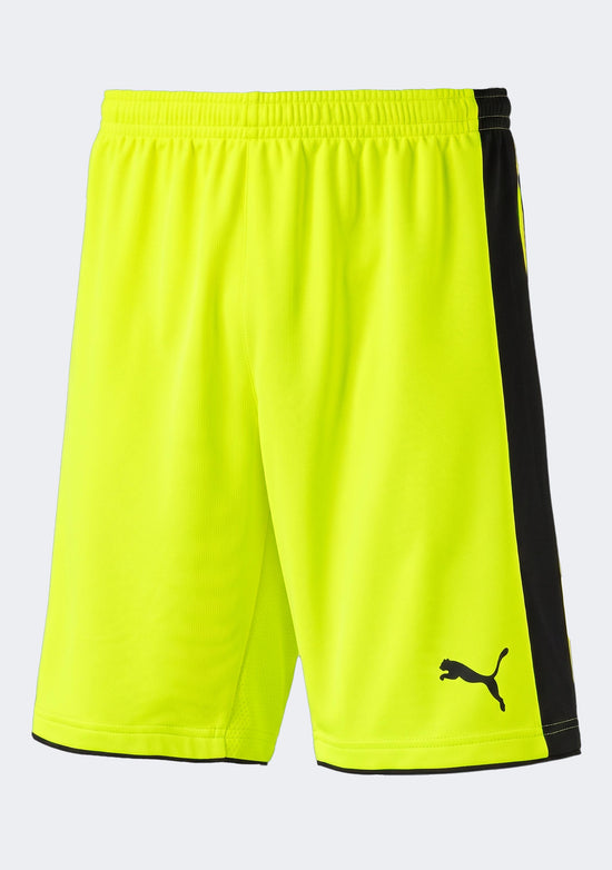 Puma Kids' Tournament Shorts Fluro Yellow