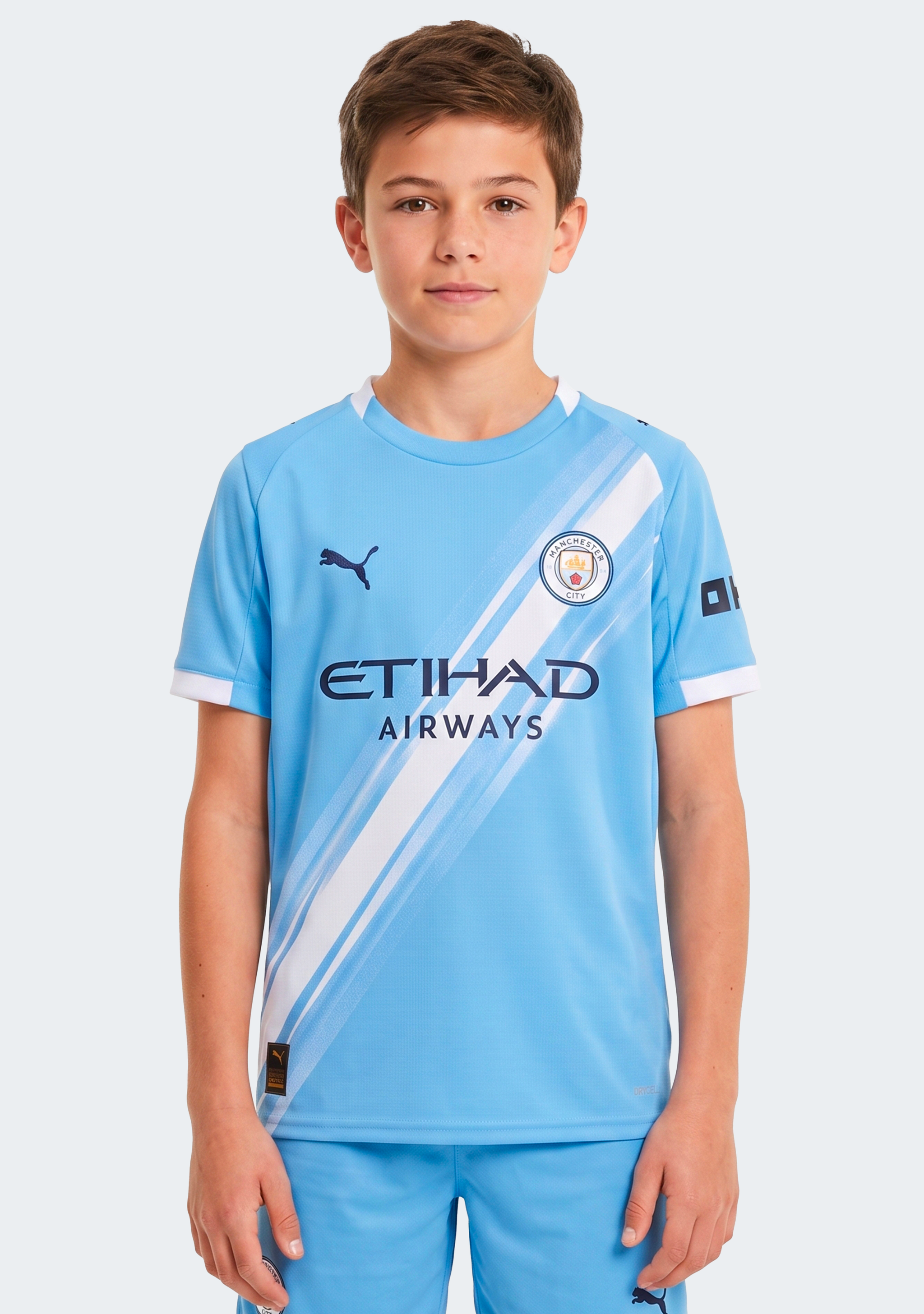 Puma Kids’ Manchester City 25/26 Home Jersey