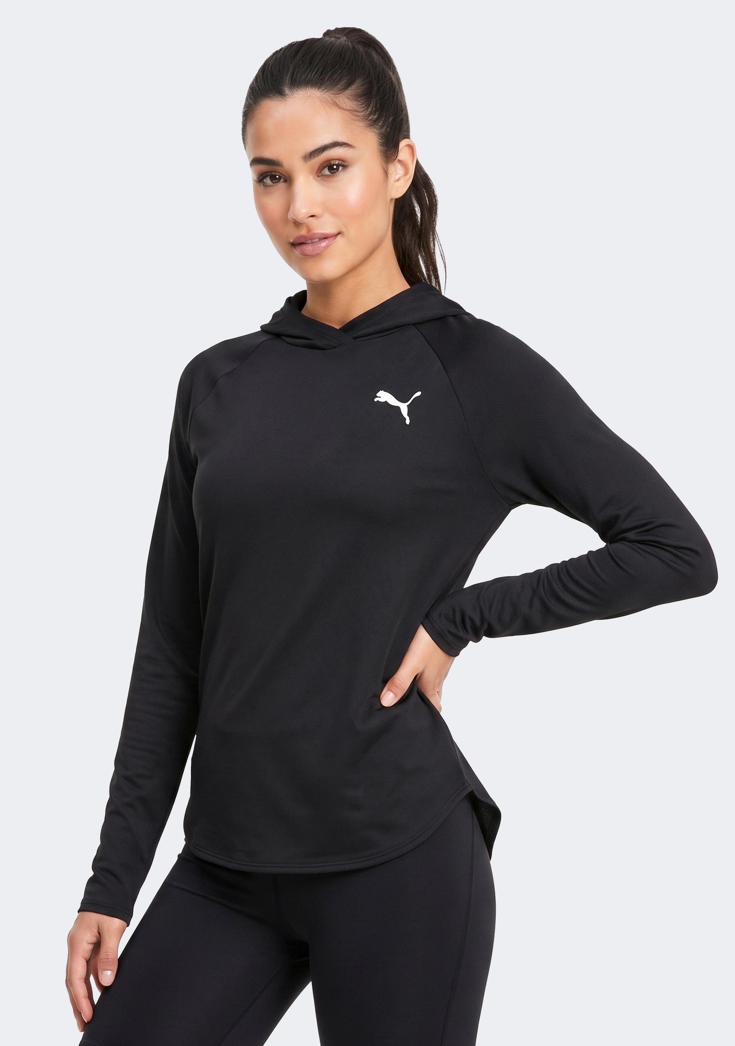 Puma Women's Dry-Cell Active Hoodie Black