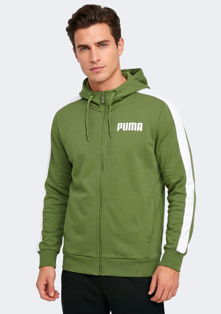 Puma Men's Contrast Full Zip Hoodie