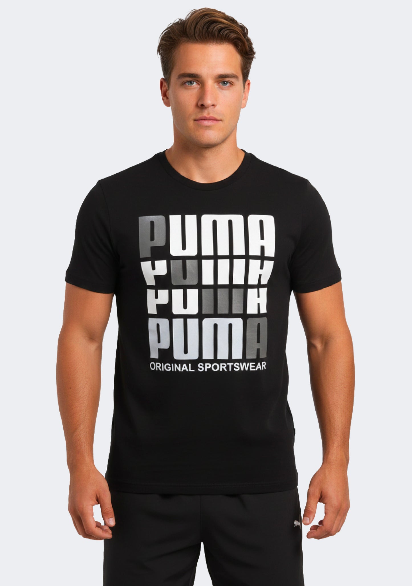 Puma Men's Repeat Brand Graphic Tee