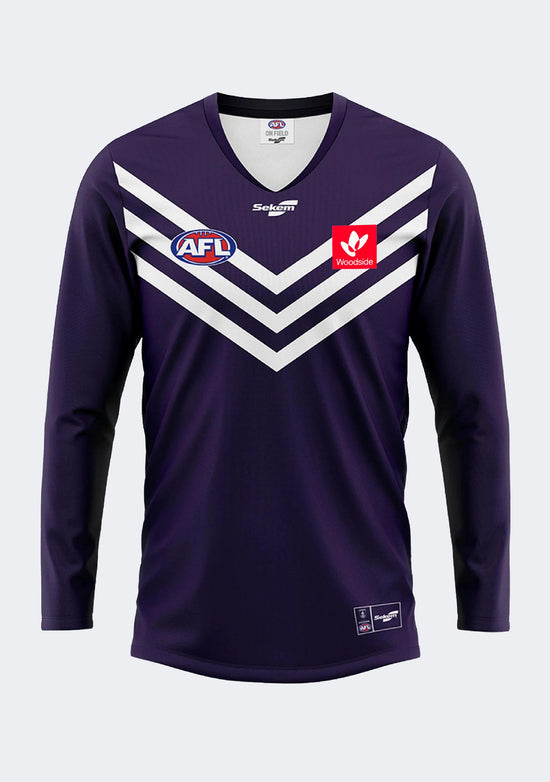 Sekem Men's Fremantle Dockers Home Replica L/S Guernsey