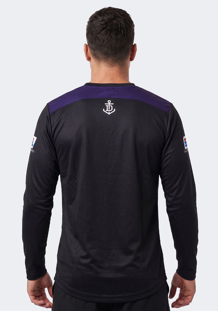 Sekem Men's Fremantle Dockers Players Training Tee Long Sleeve