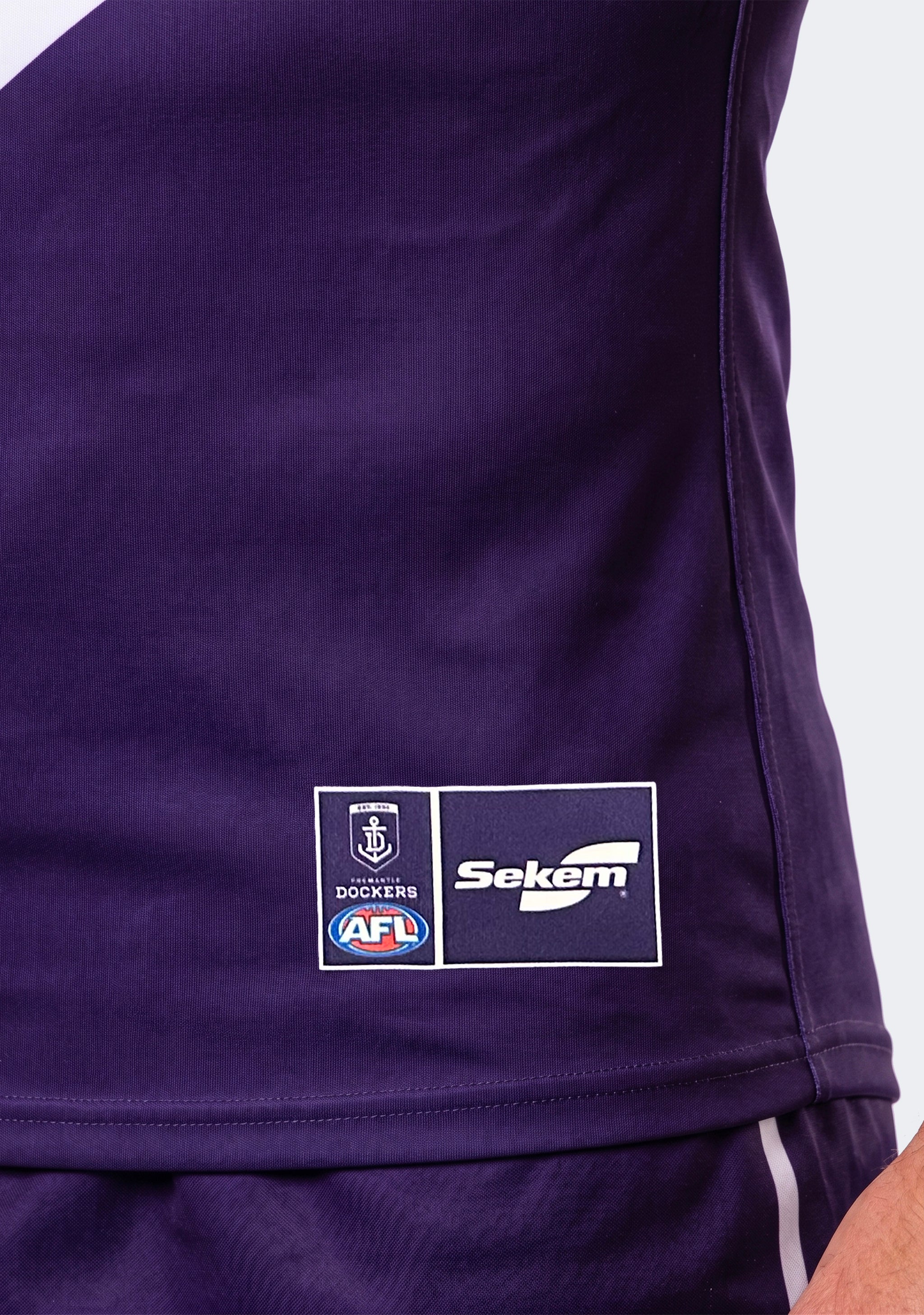 Burley Sekem Men's Fremantle Dockers Replica Home Jumper