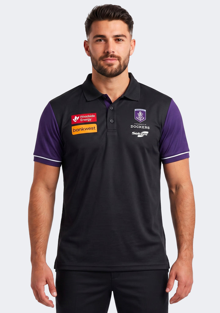 Burley Sekem Men's Fremantle Dockers Onfield Supporter Polo