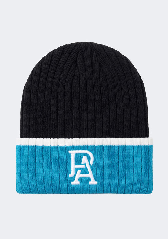 Sekem AFL Adults Port Adelaide Rib Beanie