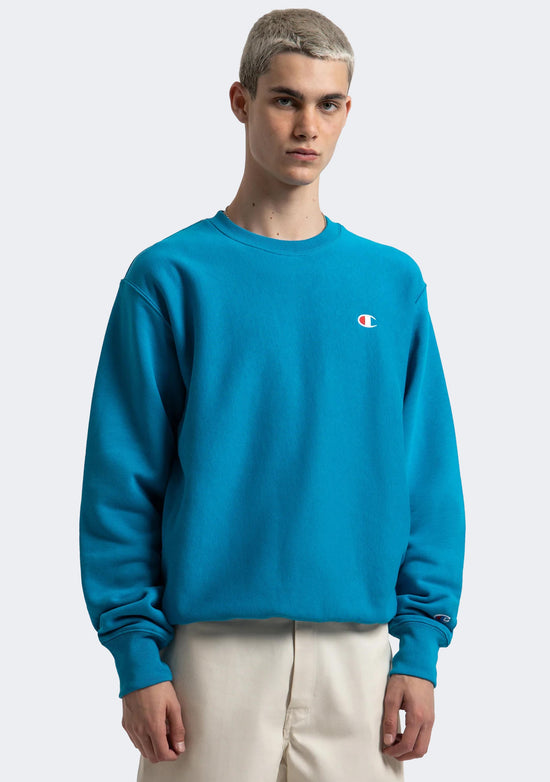 Champion Men's Reverse Weave Small C-Logo Crew