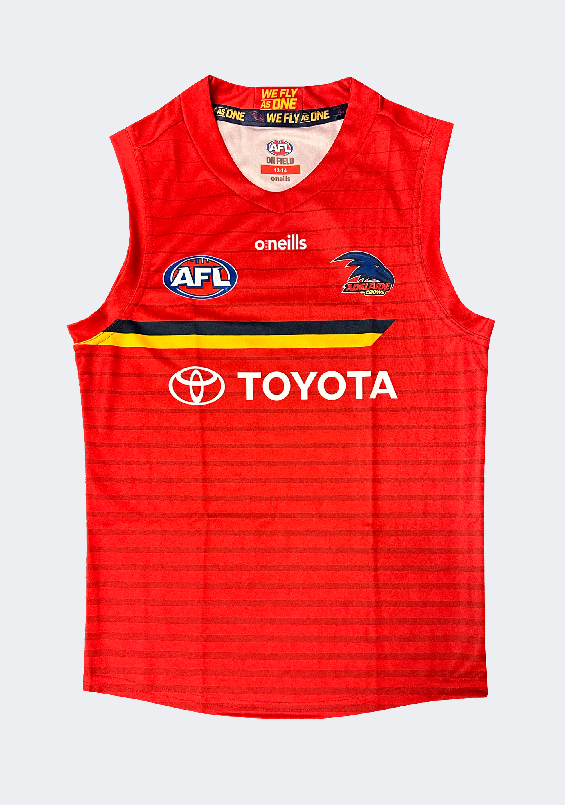 O'Neills Kids' Adelaide Crows 2021 Training Guernsey Red