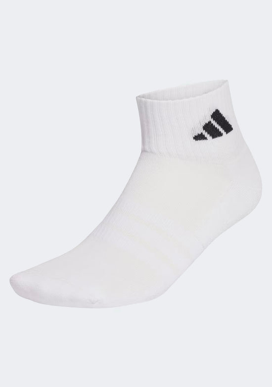 Adidas Adults 3 Pack Cushioned Sportswear Essential Ankle Socks