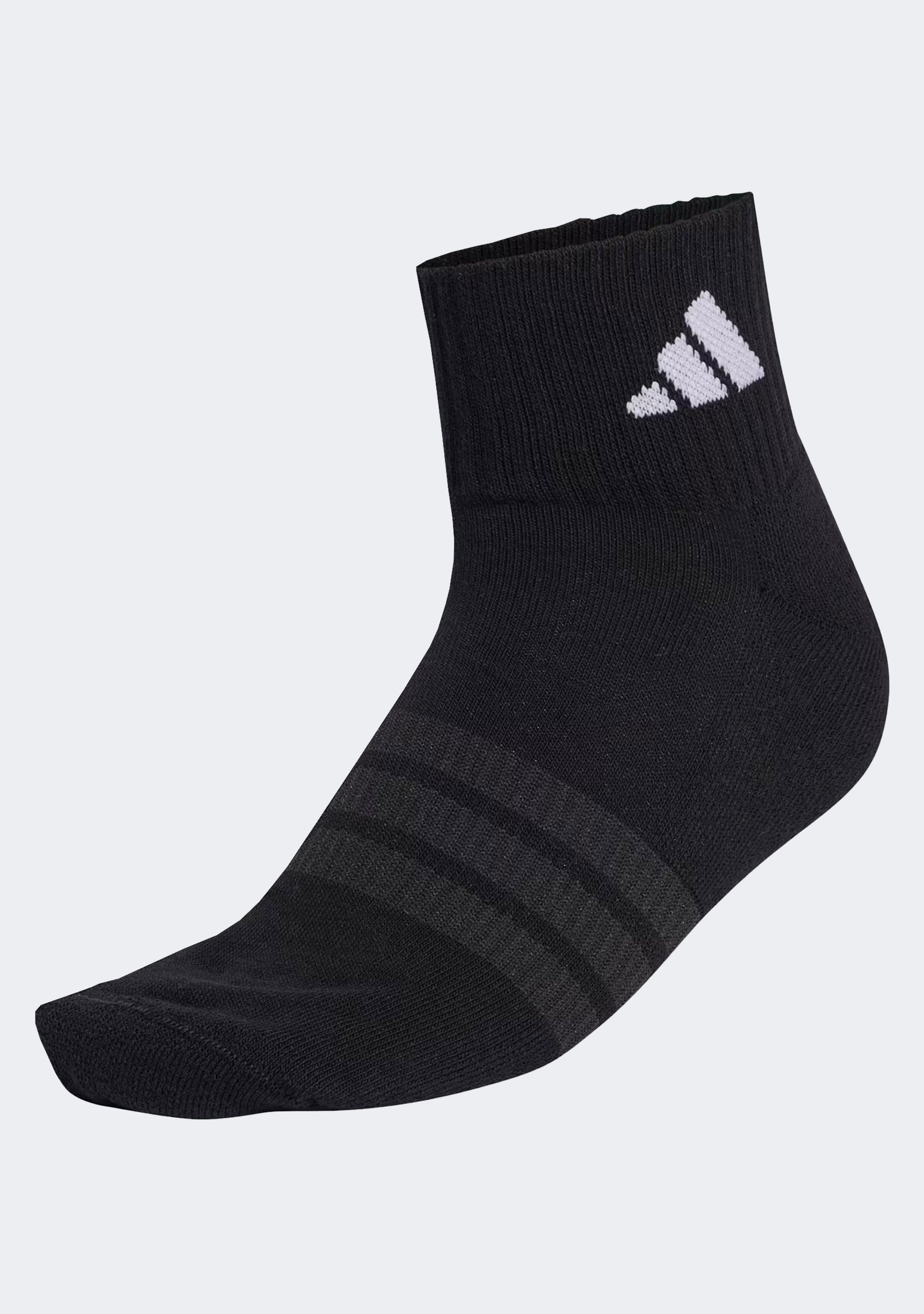 Adidas Adults 3 Pack Cushioned Sportswear Essential Ankle Socks