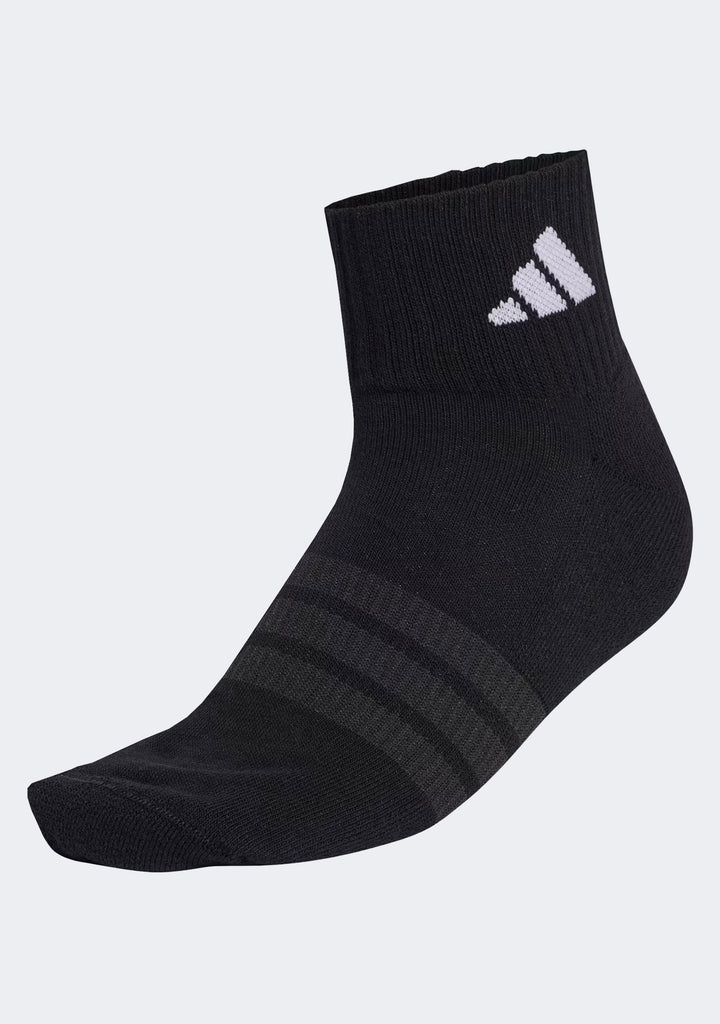Adidas Adults 3 Pack Cushioned Sportswear Essential Ankle Socks