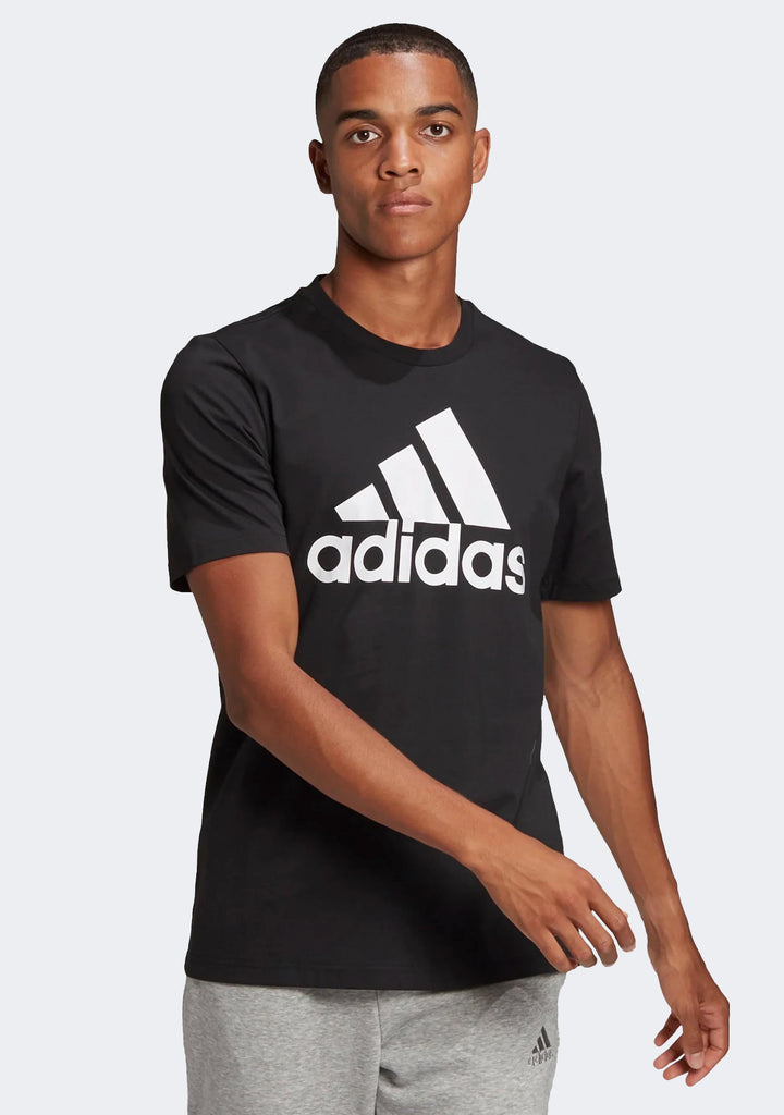 Adidas Men’s Essentials Single Jersey Big Logo Tee Black