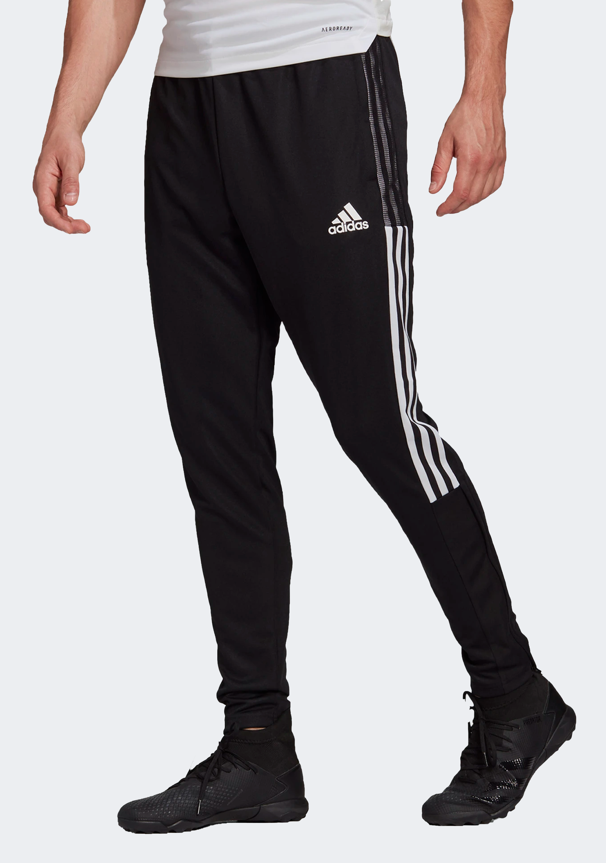 Adidas Mens Tiro 21 Track Pants Black/White