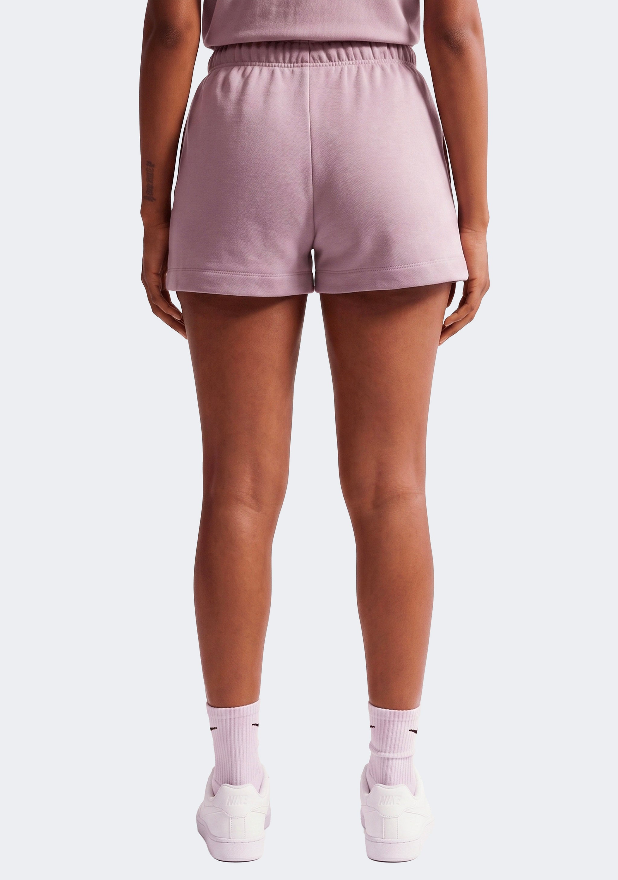 Nike Women's Sportswear Club Fleece Mid-Rise Shorts Violet