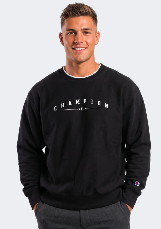 Champion Men's Reverse Weave Double Collar Crew