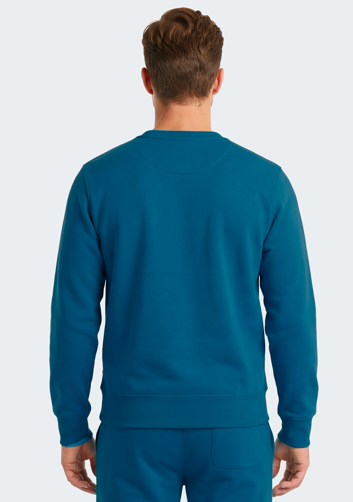 Champion Men's French Terry Script Crew