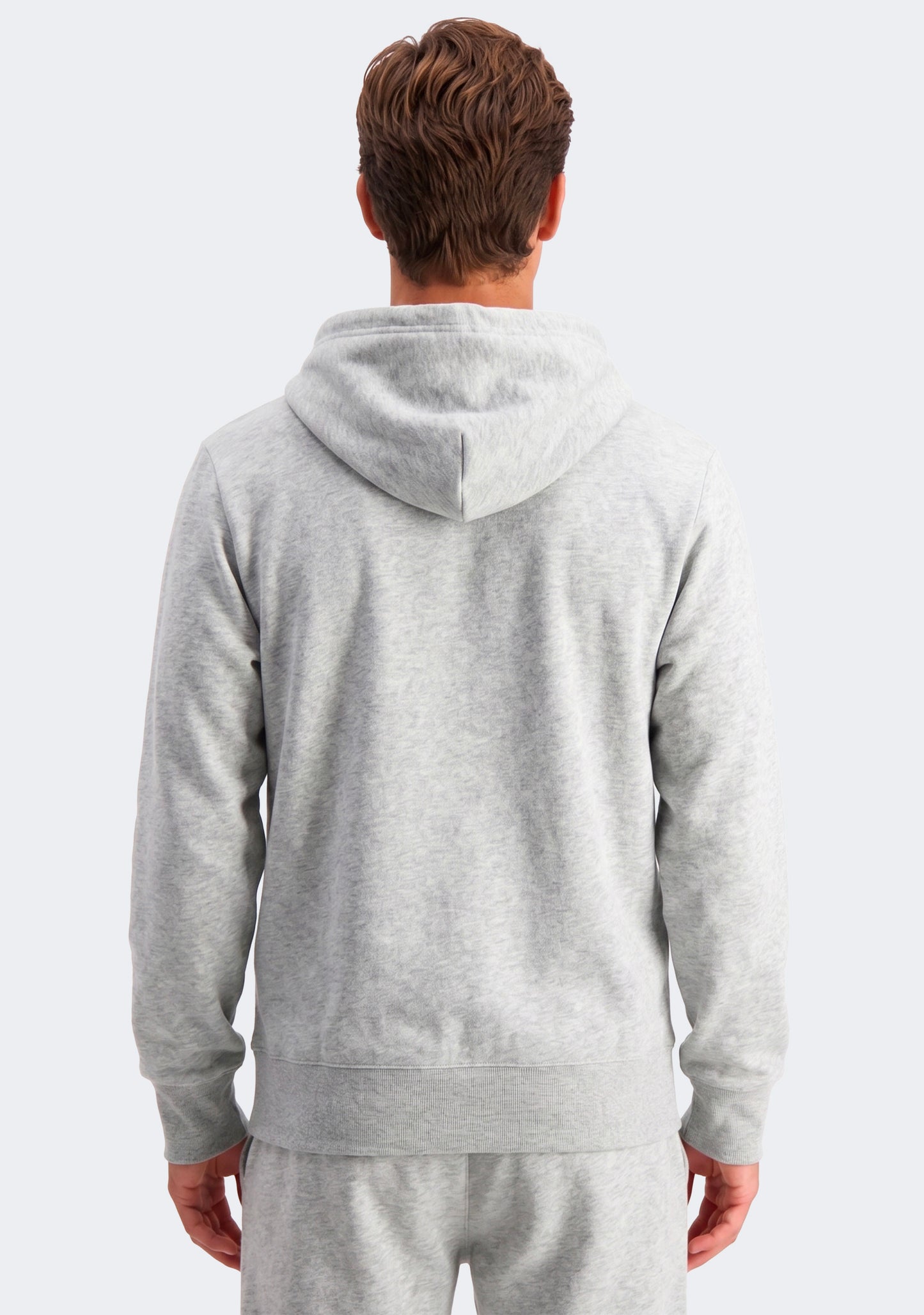 Champion Men’s Lightweight French Terry C Logo Hoodie Oxford Heather