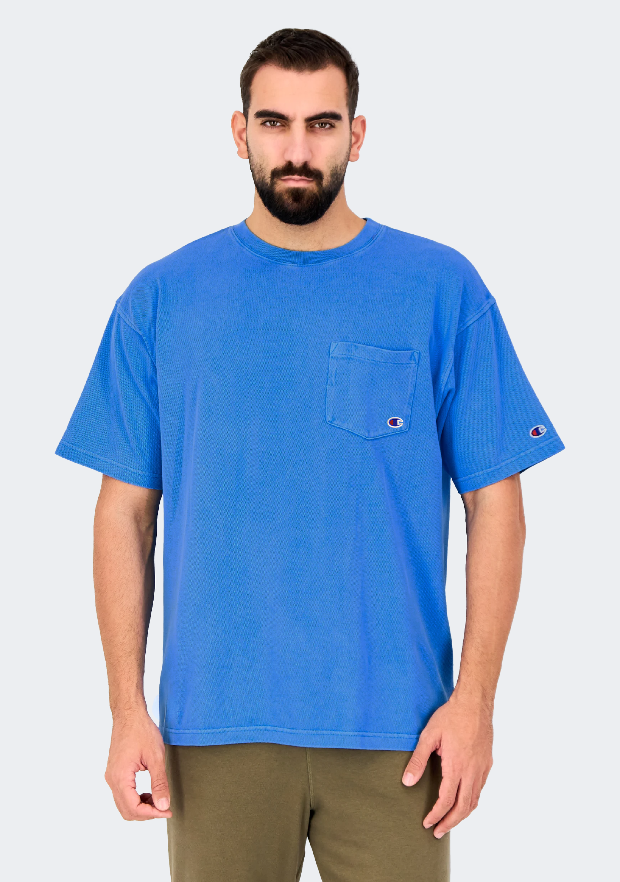 Champion Men's SPS Jersey Pocket Script Tee