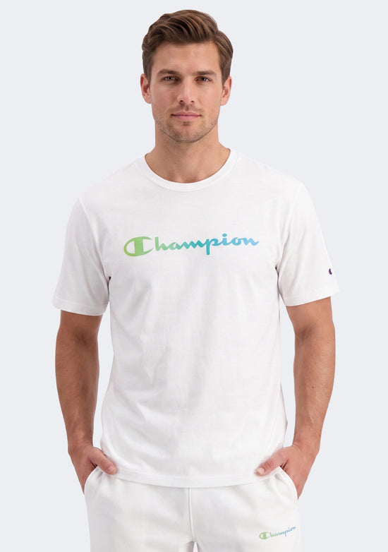 Champion Men's Ombre Logo Script Tee