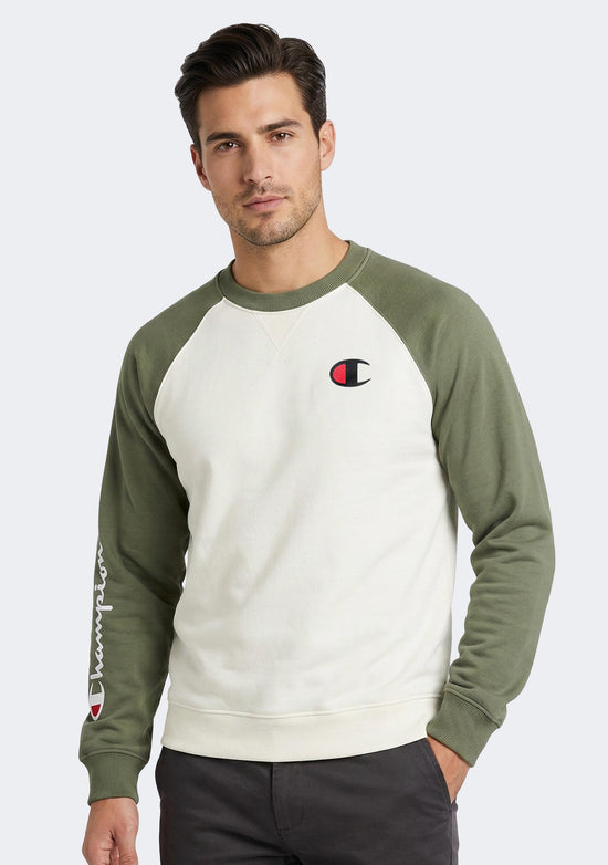 Champion Men's French Terry Colourblock Crew