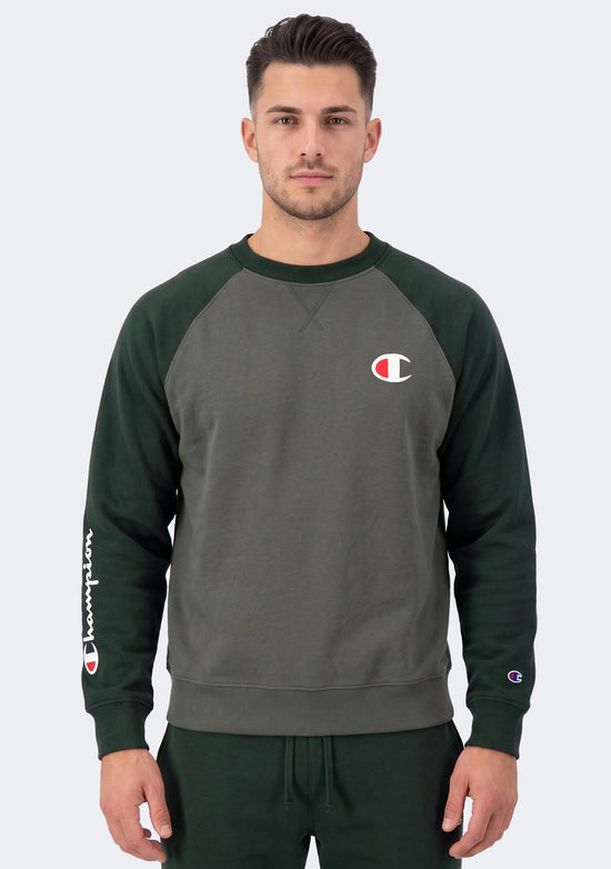 Champion Men's French Terry Colour Block Crew