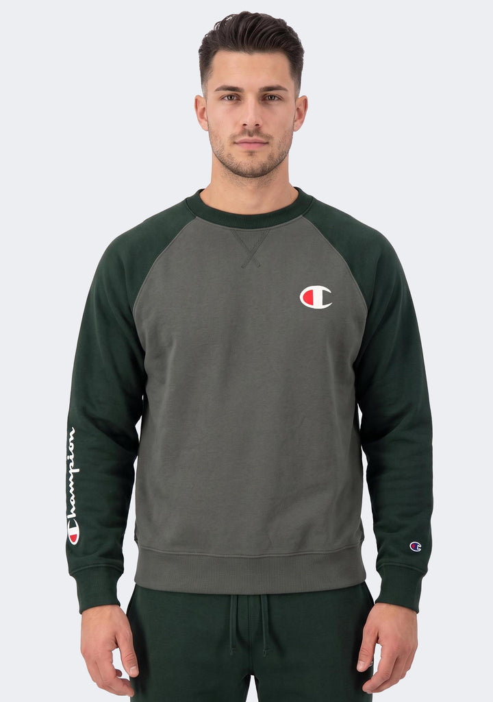 Champion Men's French Terry Colour Block Crew