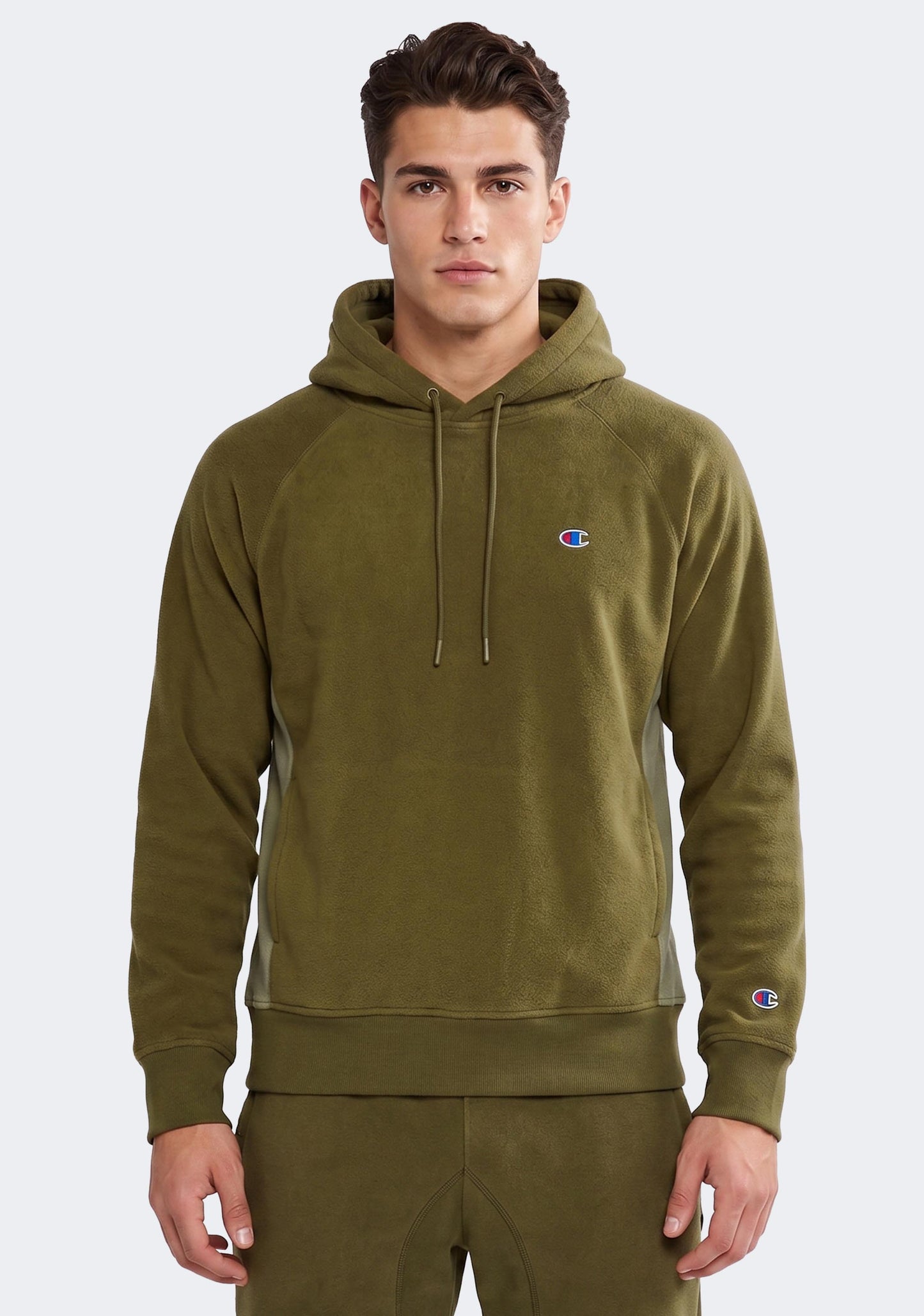 Champion Men's Rochester Polar Hoodie Khaki