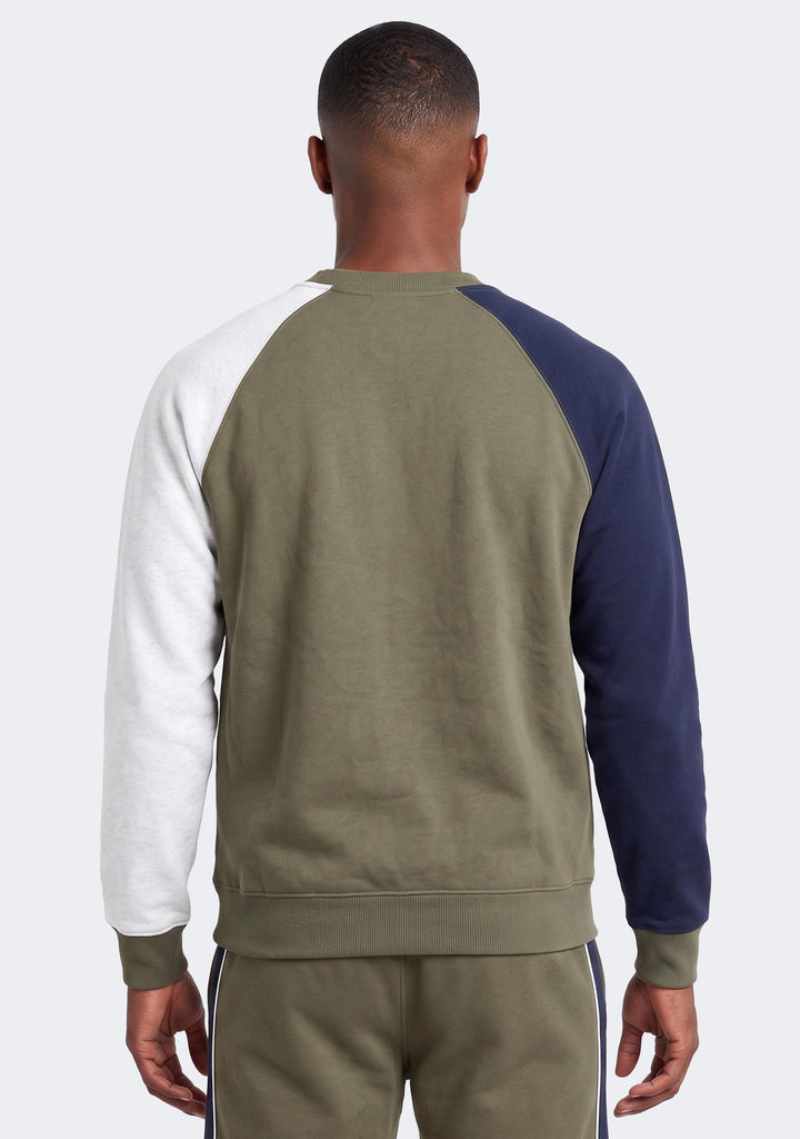 Champion Men’s French Terry Colour Block Crew