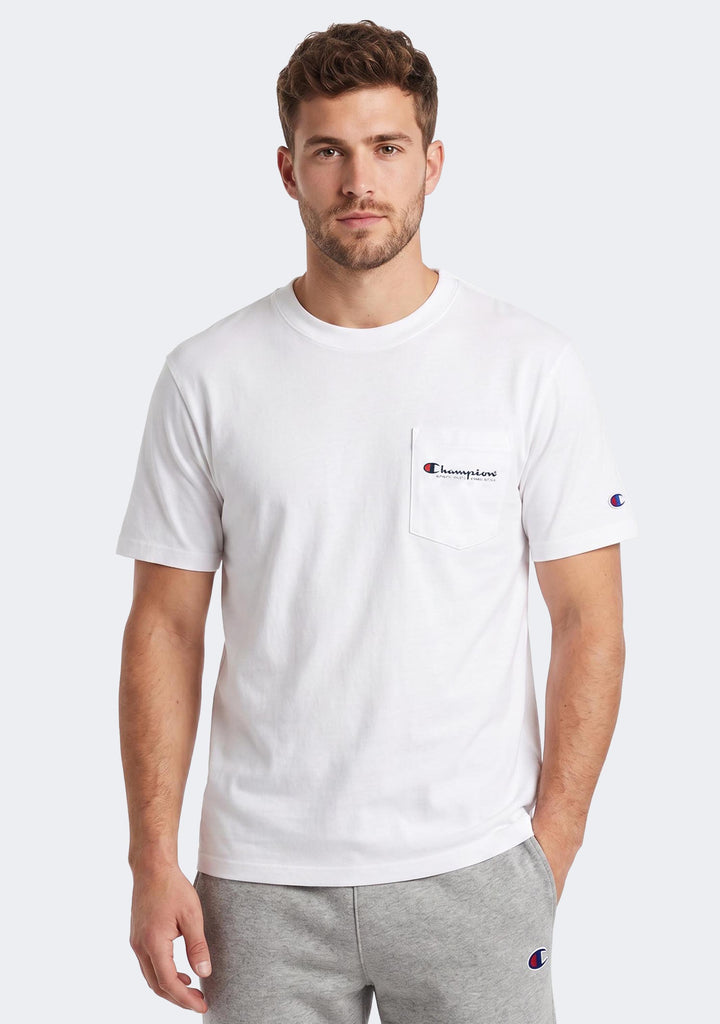 Champion Men's Recycled Jersey Script Tee