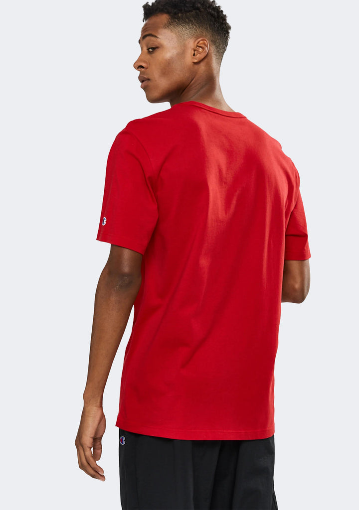 Champion Men's Script Logo Short Sleeve Tee