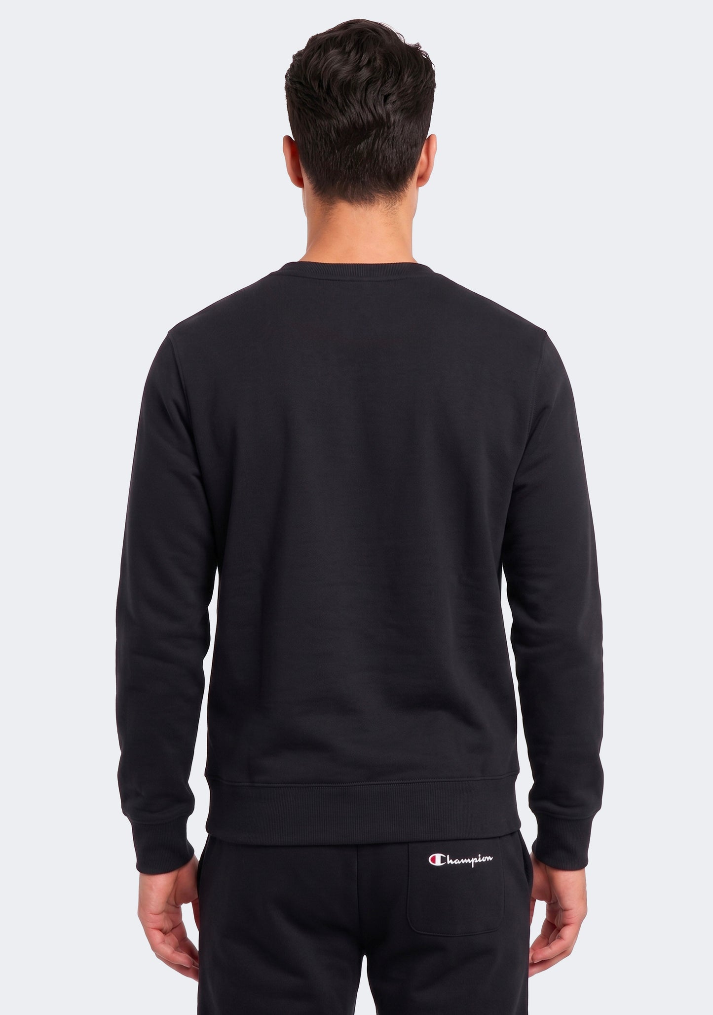 Champion Men’s Script Crew Black