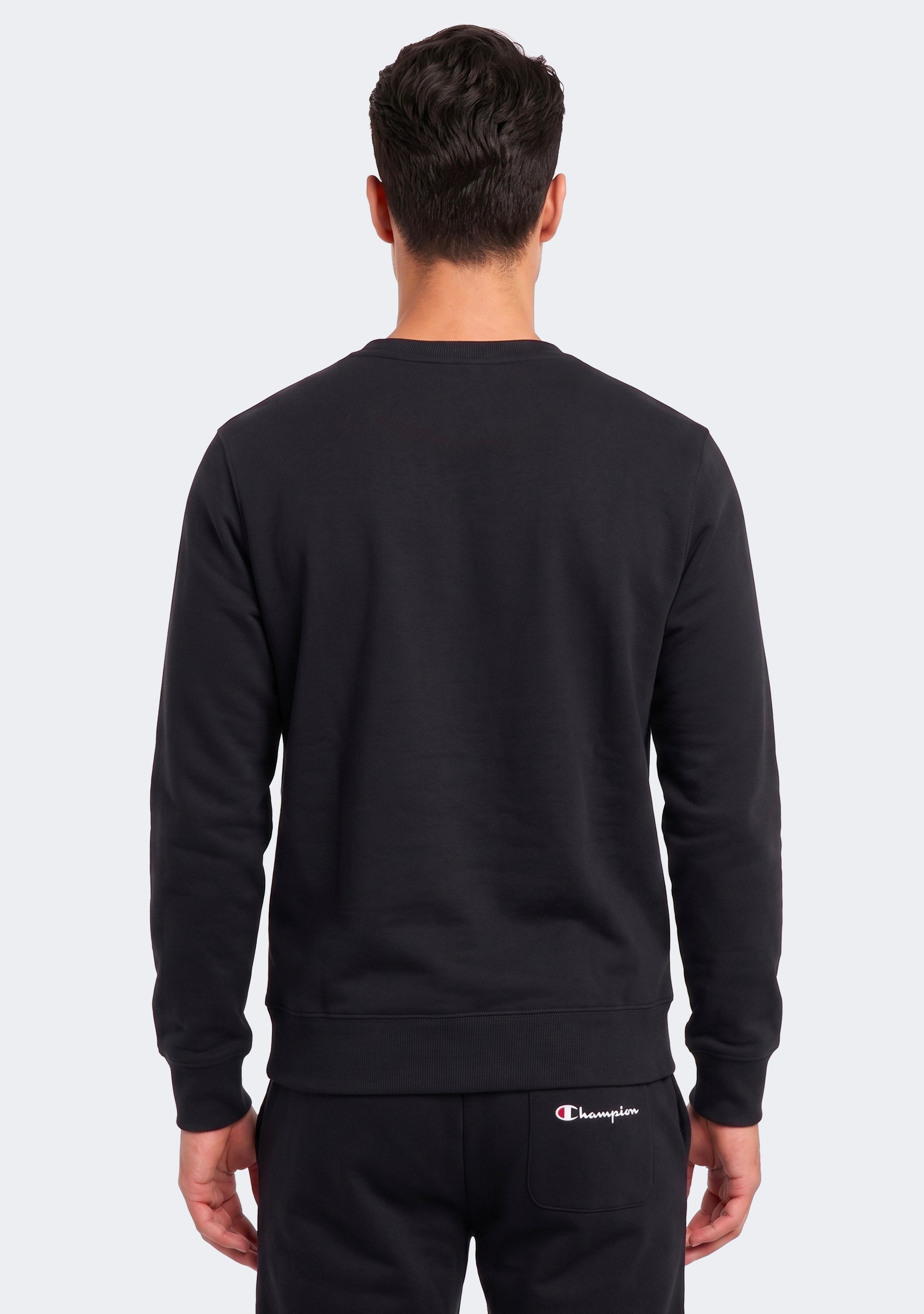Champion Men’s Script Crew Black