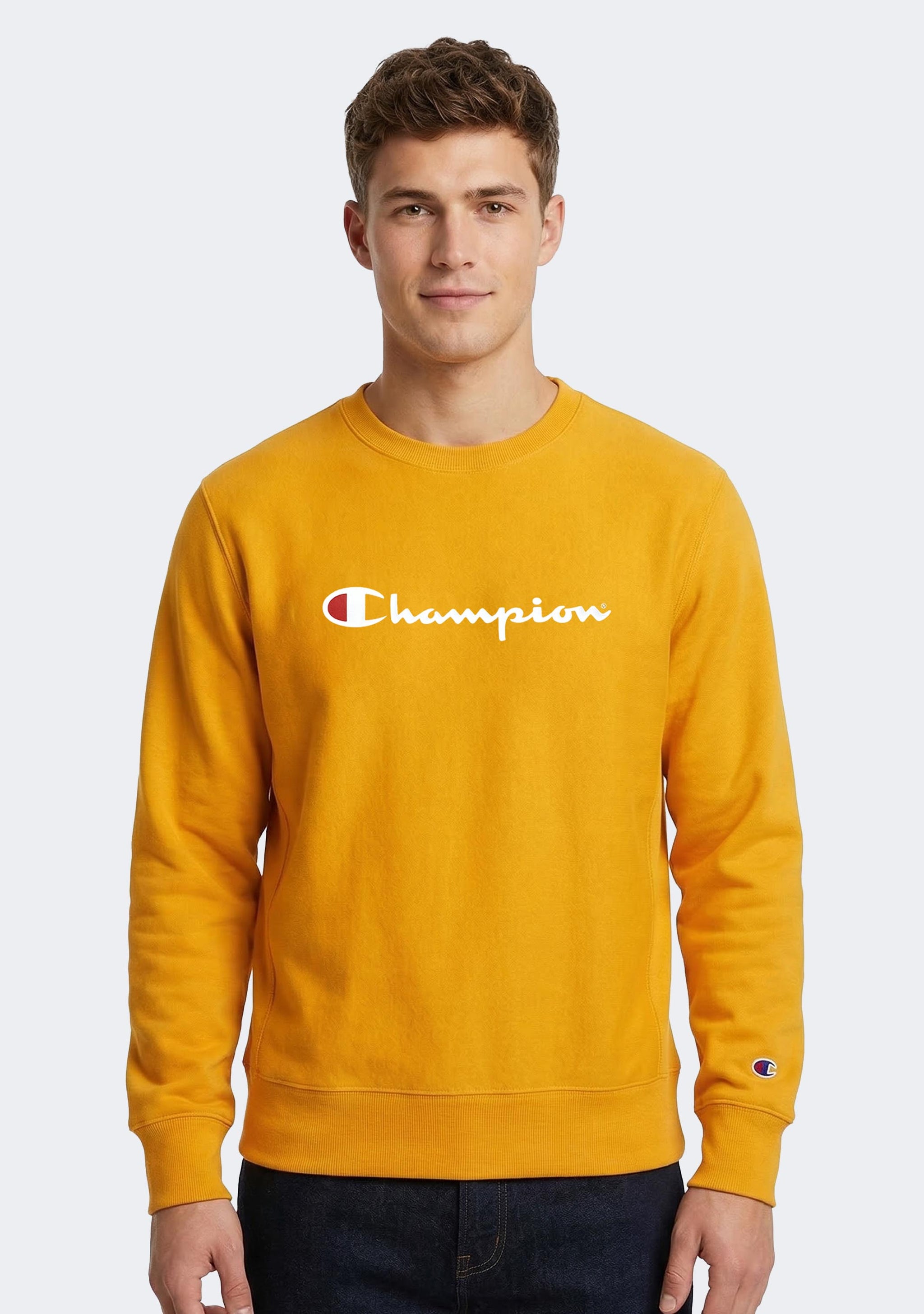 Champion Men's Script Crew