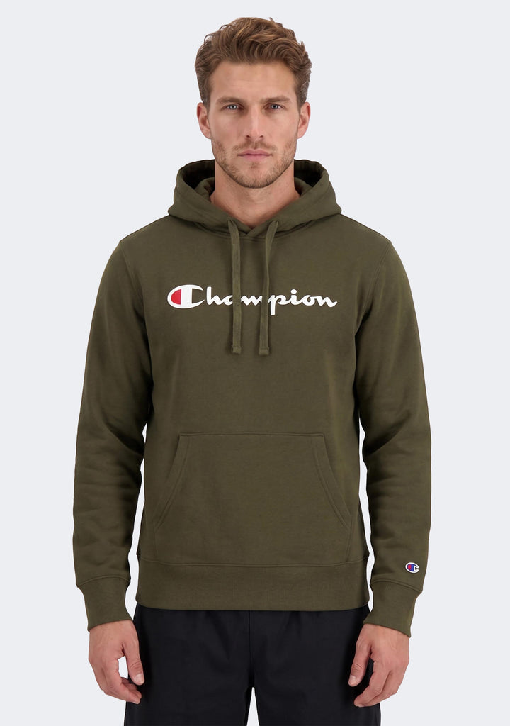 Champion Men’s Script Hoodie Forest Green