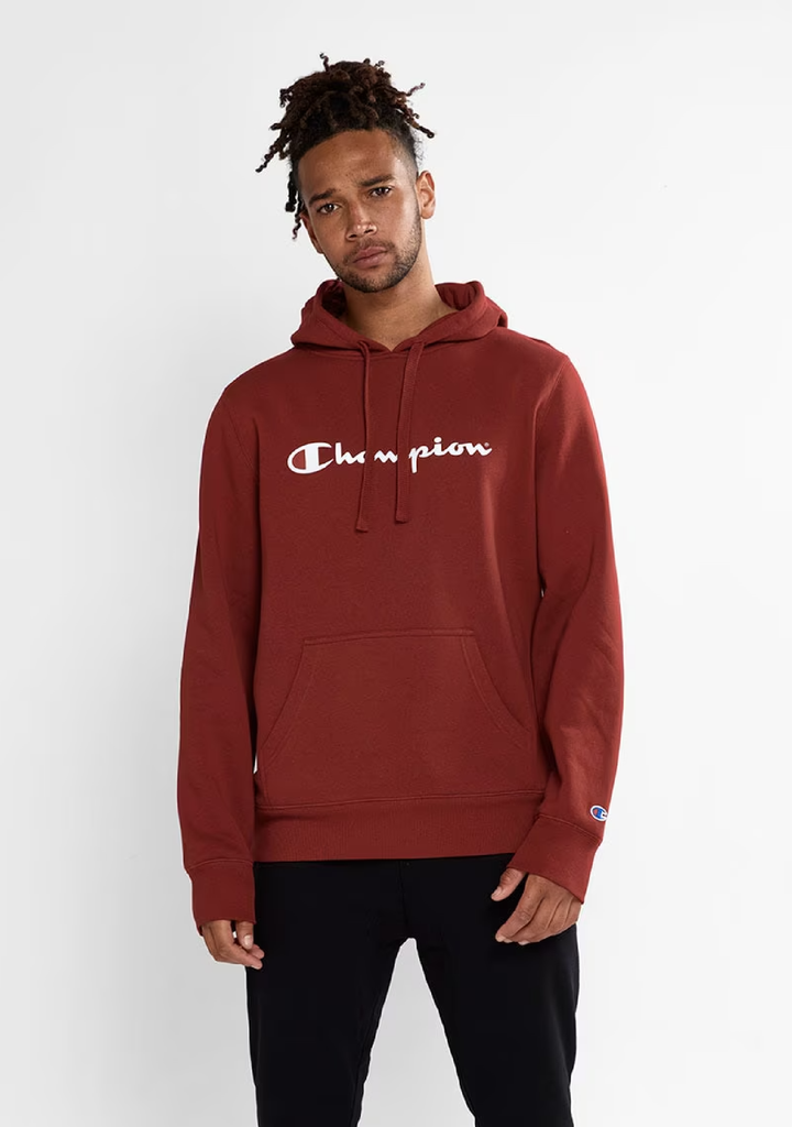 Champion Mens Script Hoodie