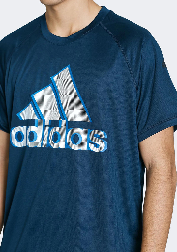 Adidas Men's Base Logo Tee Navy