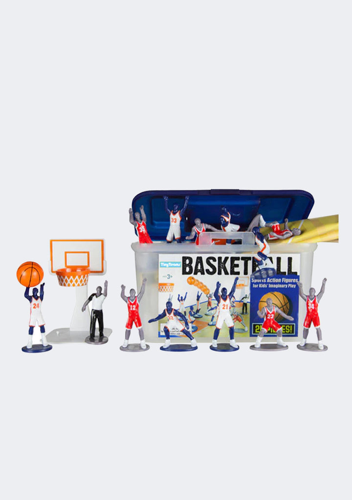 Tiny Teams Basketball 24 Piece Play Set