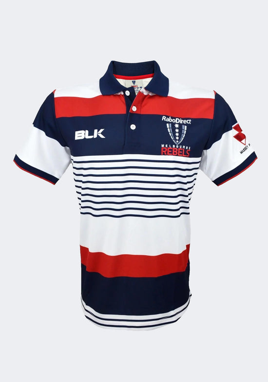 BLK Men's Melbourne Rebels Media Polo 2015