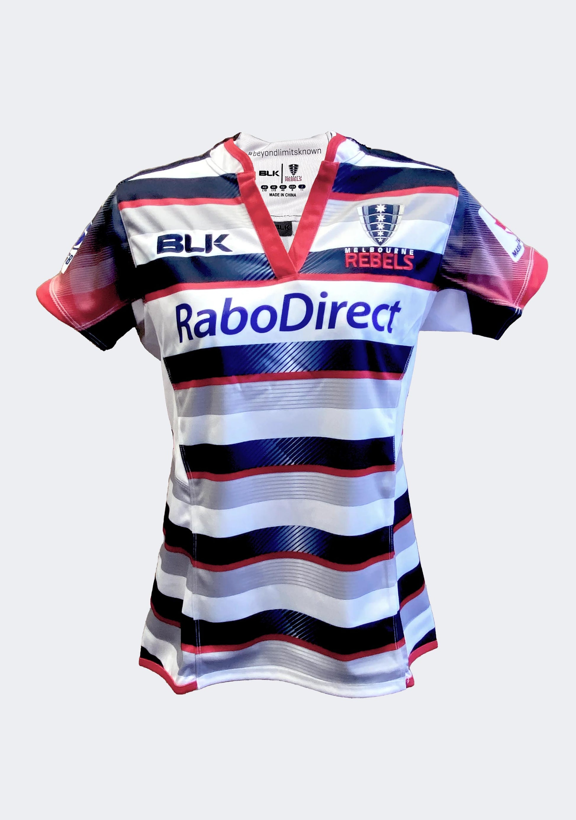BLK Women's Melbourne Rebels Replica Jersey Home 2015