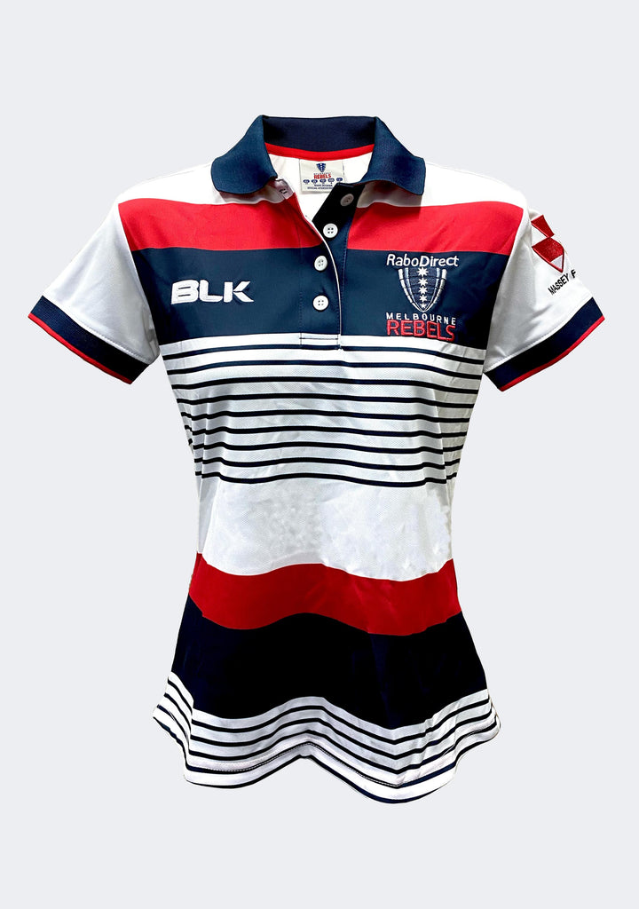 BLK Women's Melbourne Rebels Media Polo