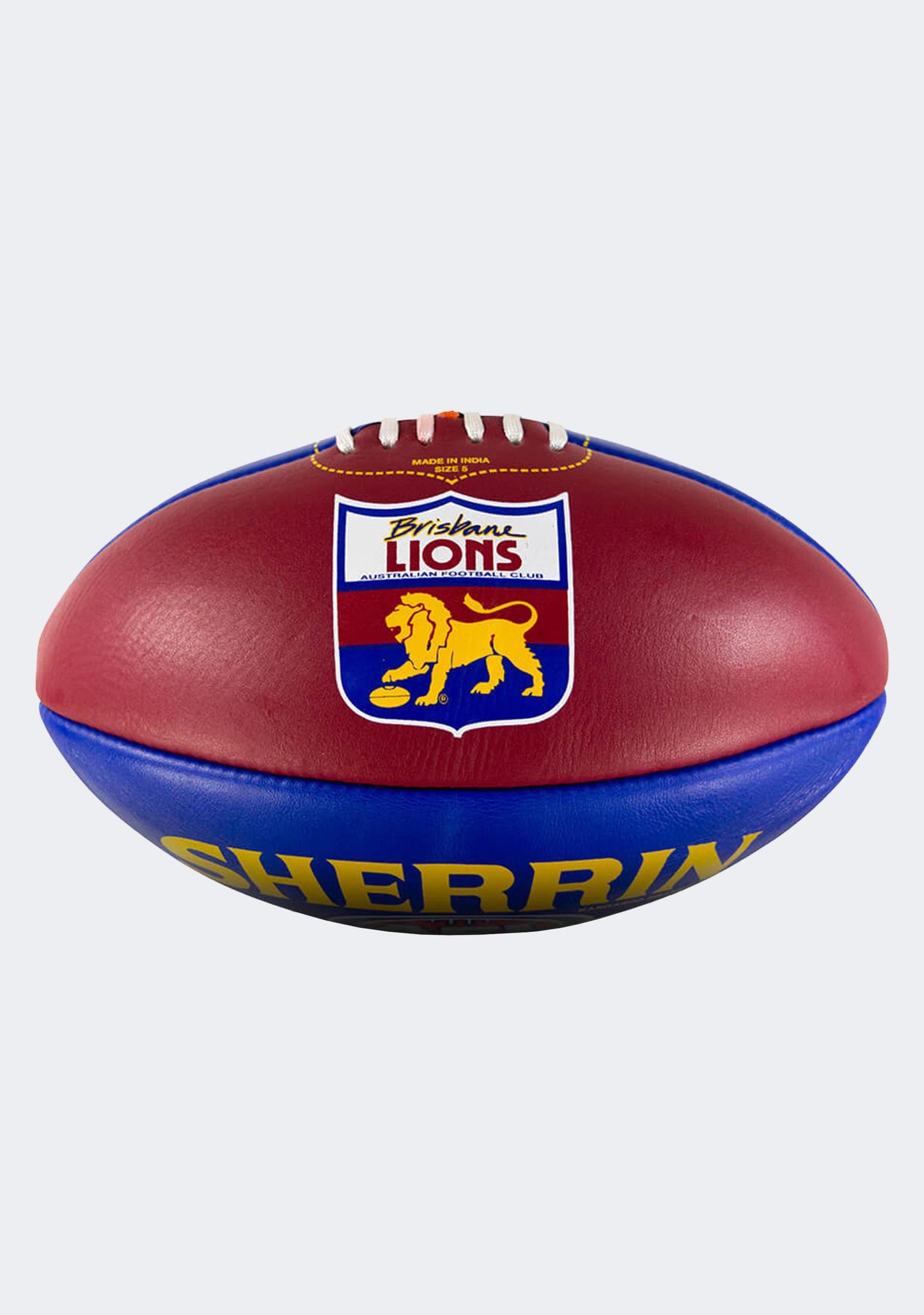 Sherrin Brisbane Lions Team Leather Football