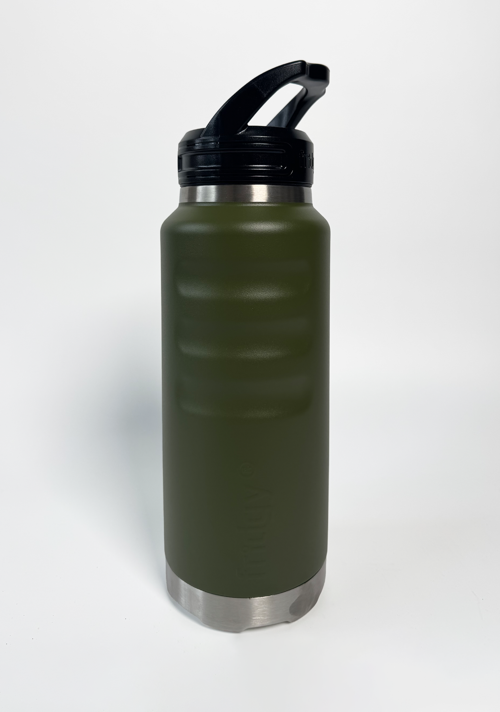 Fridgy 1080mL Grip Range Sippy Lid Water Bottle Commando Green
