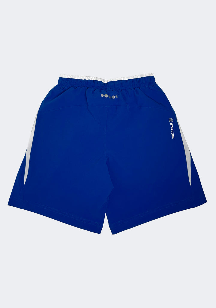 Kookaburra Kids' KB Woven Training Shorts Royal White