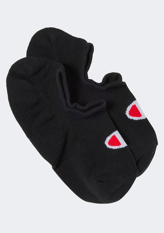 Champion Adults C Logo Sneaker Socks 3 Pack Black