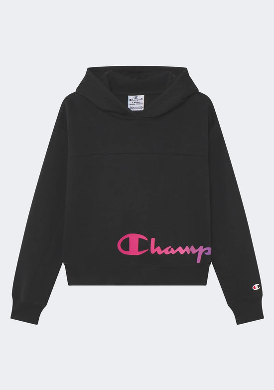 Champion Girls' EU Gradient Script Hoodie