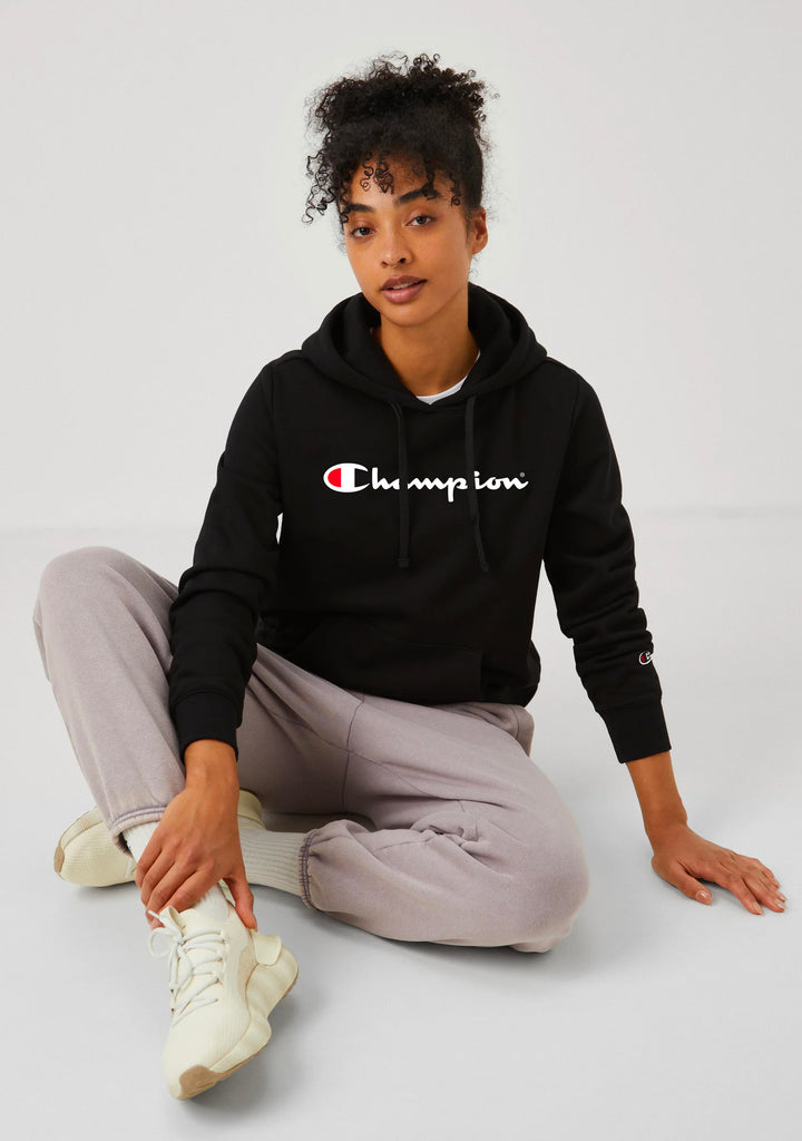 Champion Women’s Script Hoodie Black