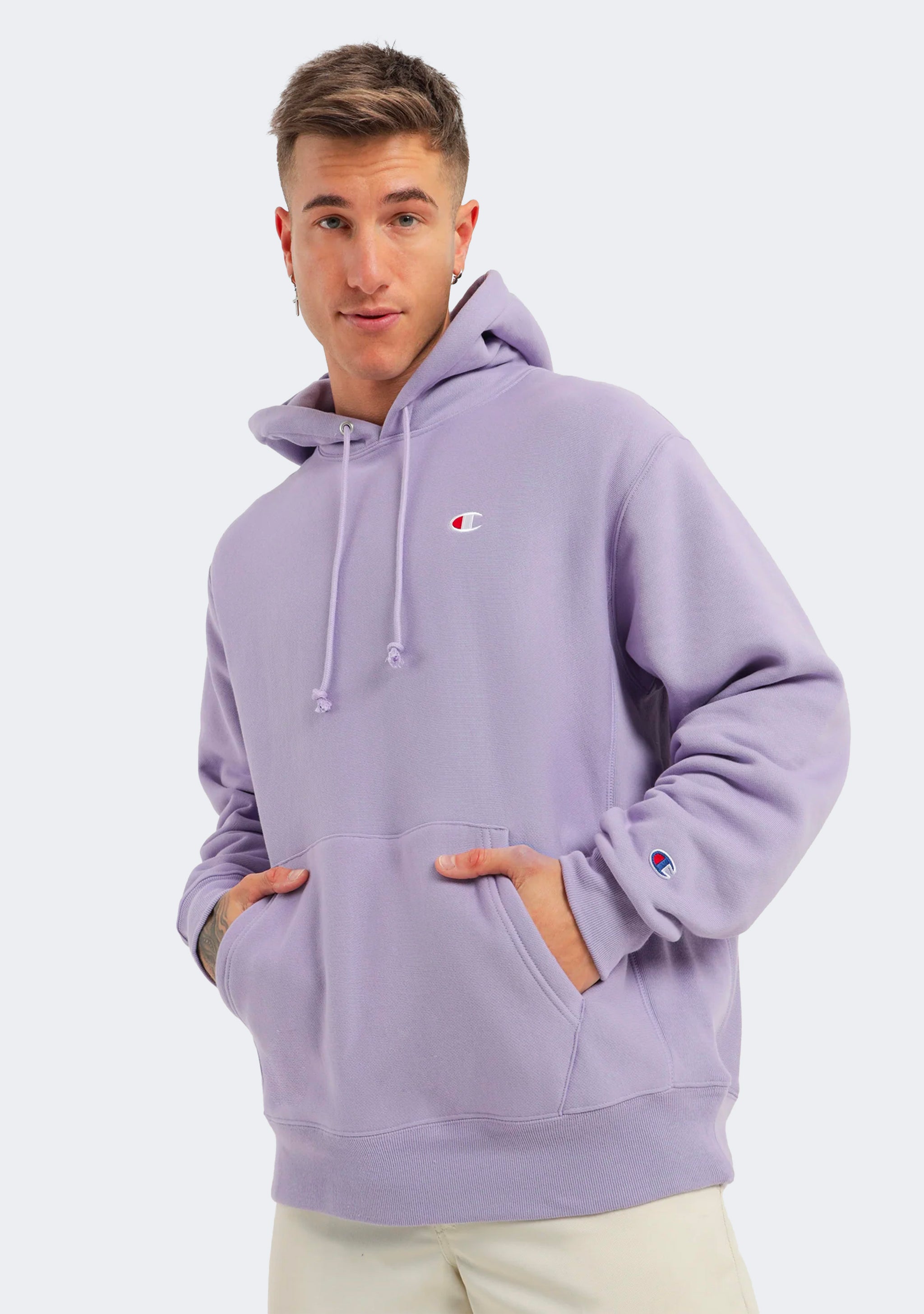 Champion Men's Reverse Weave Small C Hoodie
