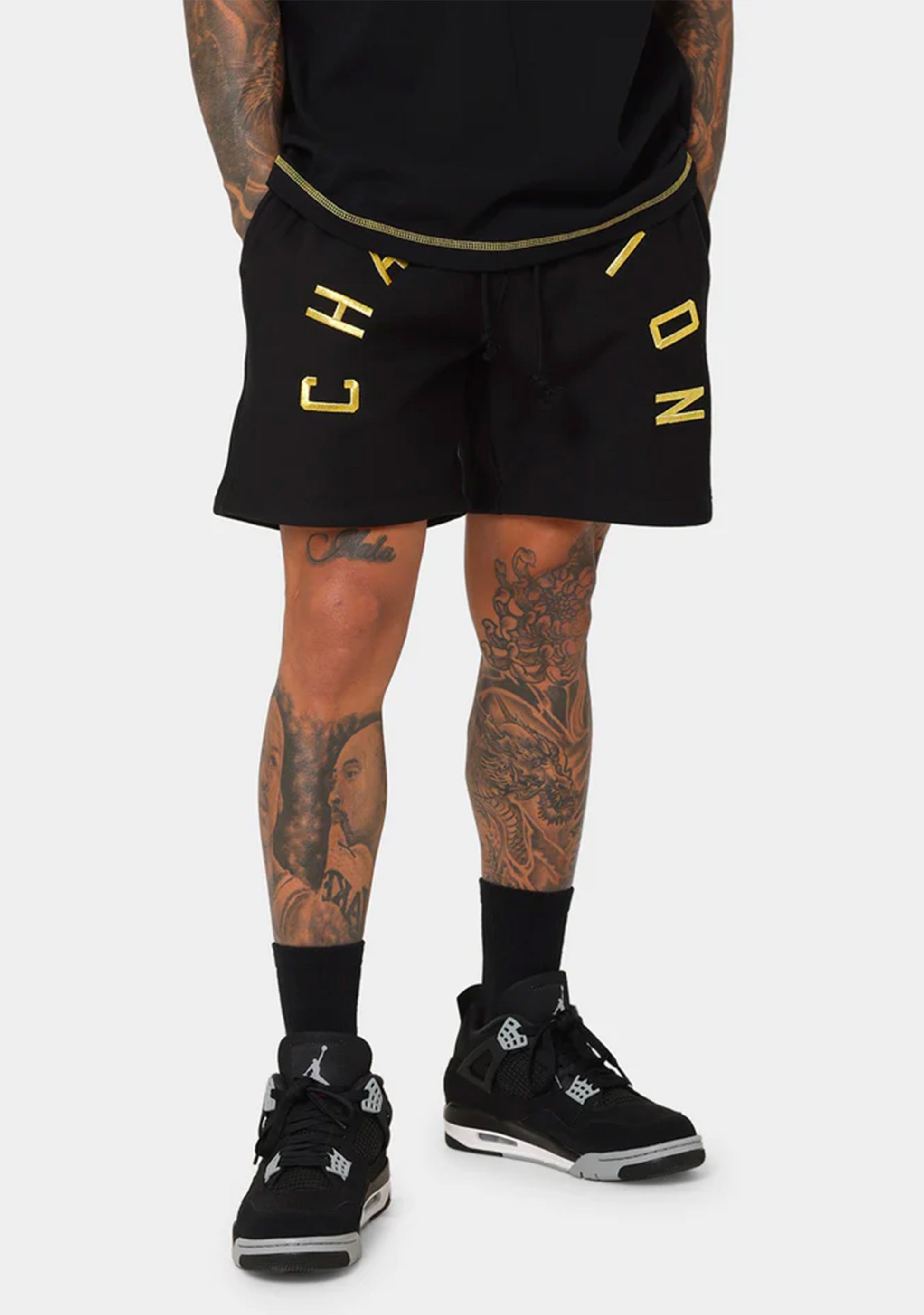 Champion Men's Reverse Weave Arch Logo Shorts