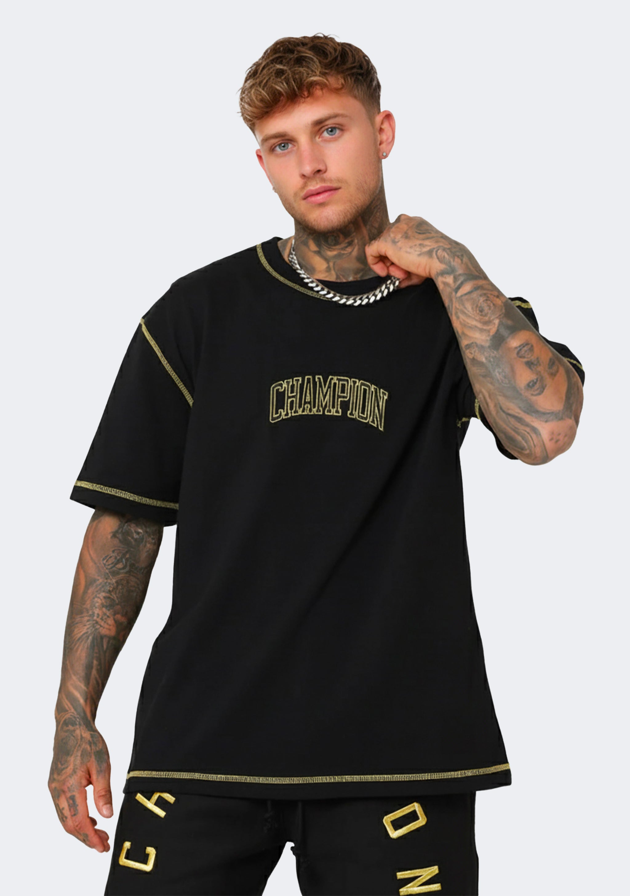 Champion Men's Heritage Contrast Stitch Tee