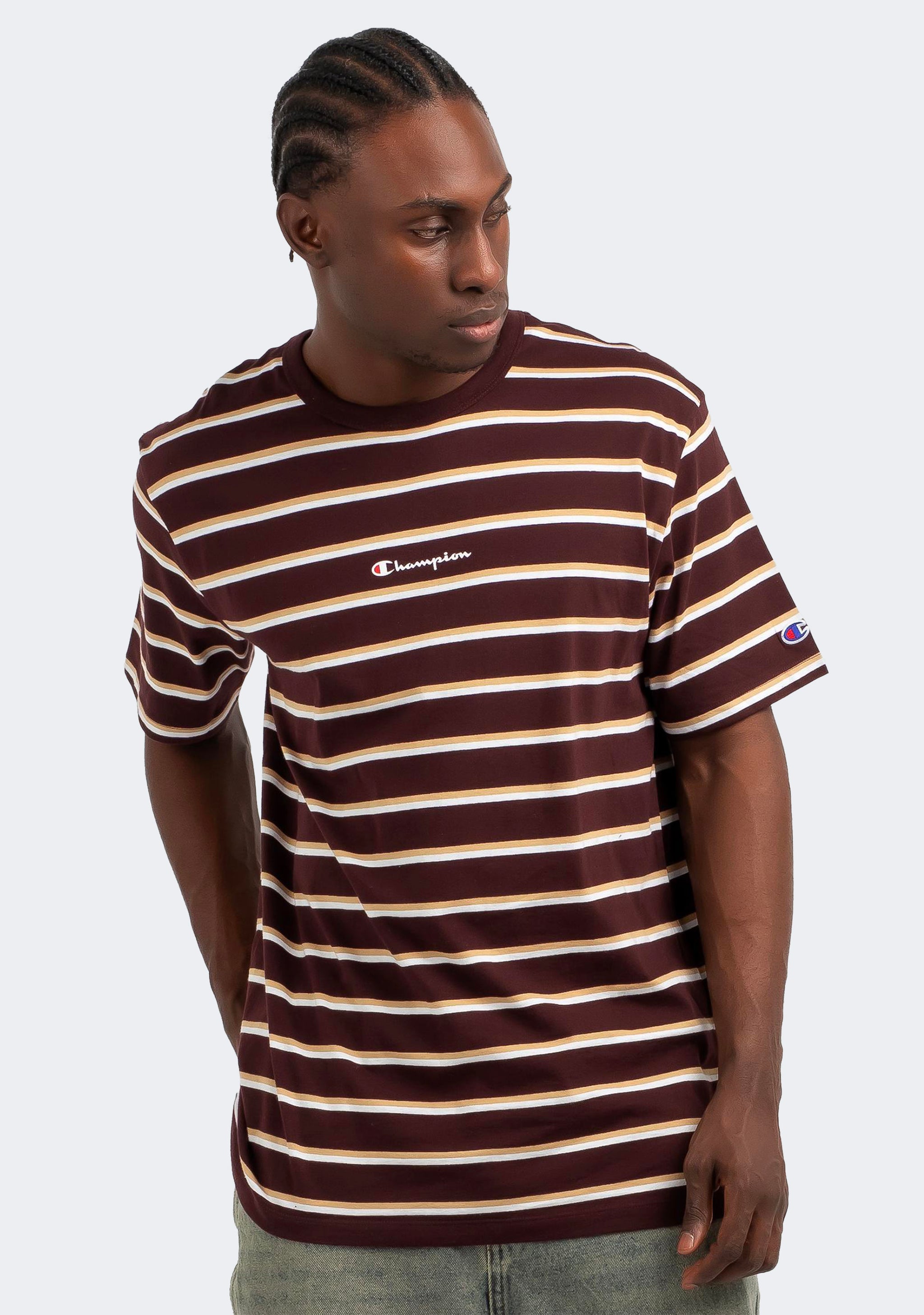 Champion Men's Script Stripe Tee